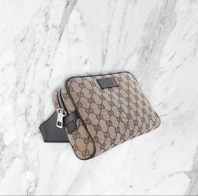 Sacoche Gucci - motif/beige/noir