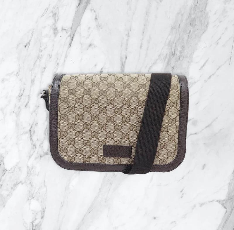 Sacoche Gucci - motif/beige