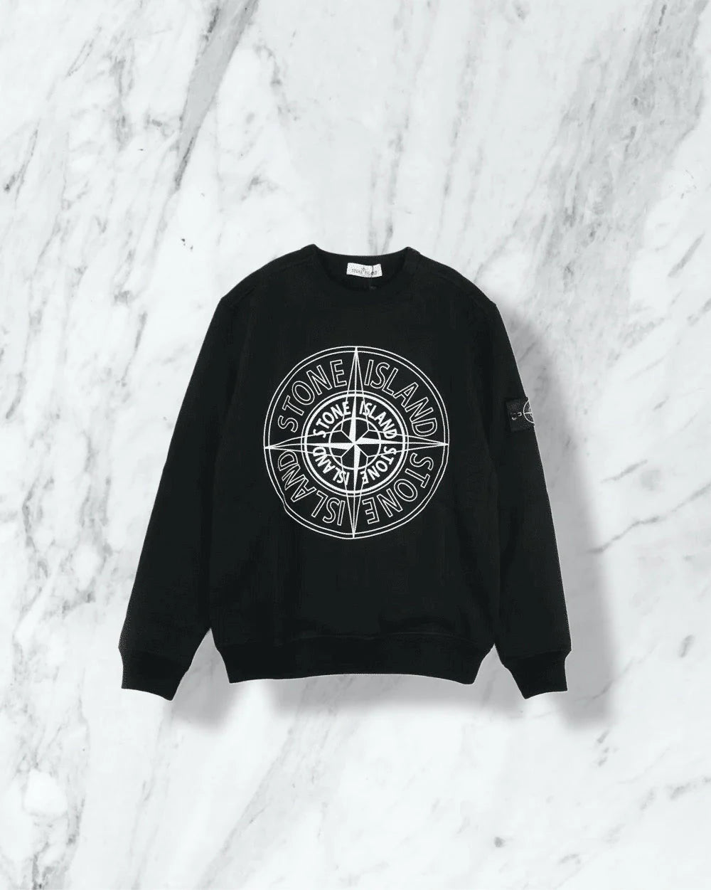 pull stone island  - noir/motif