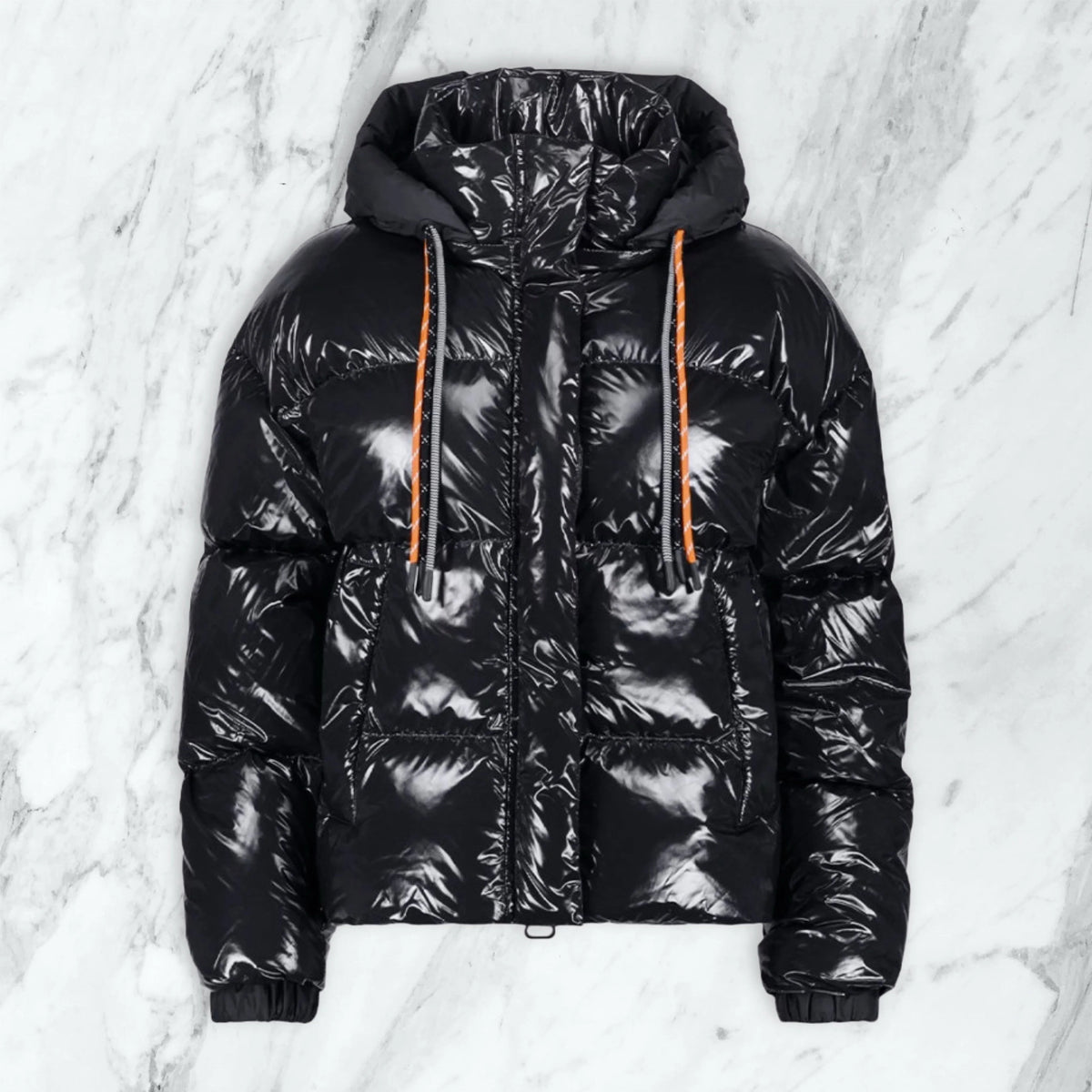 doudoune gertrude - noir/brillant