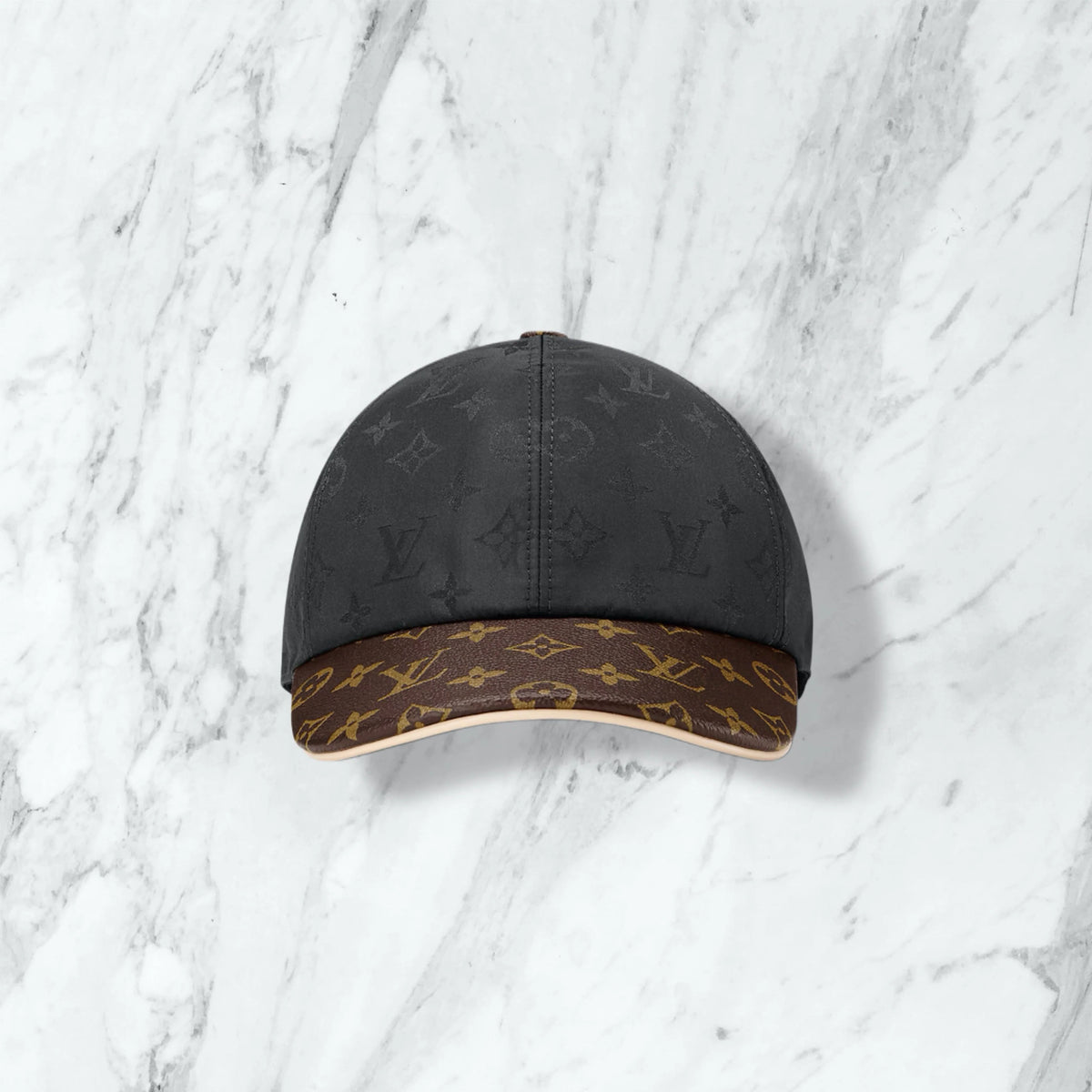 casquette lv - noir/motif